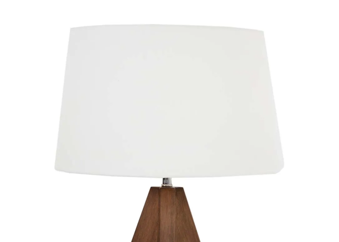 A dimension image of the Wooden Table Lamp with 30cm x 60cm