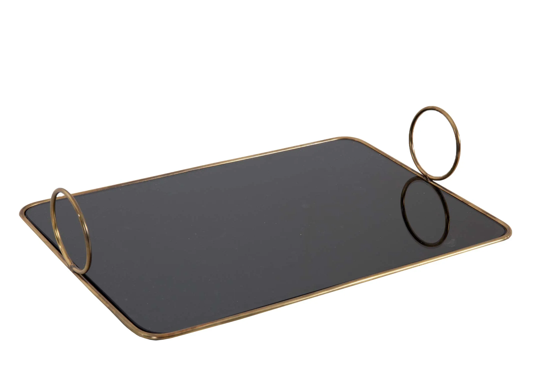 A dimension image of the Large Mirror Tray with 45cm x 30cm