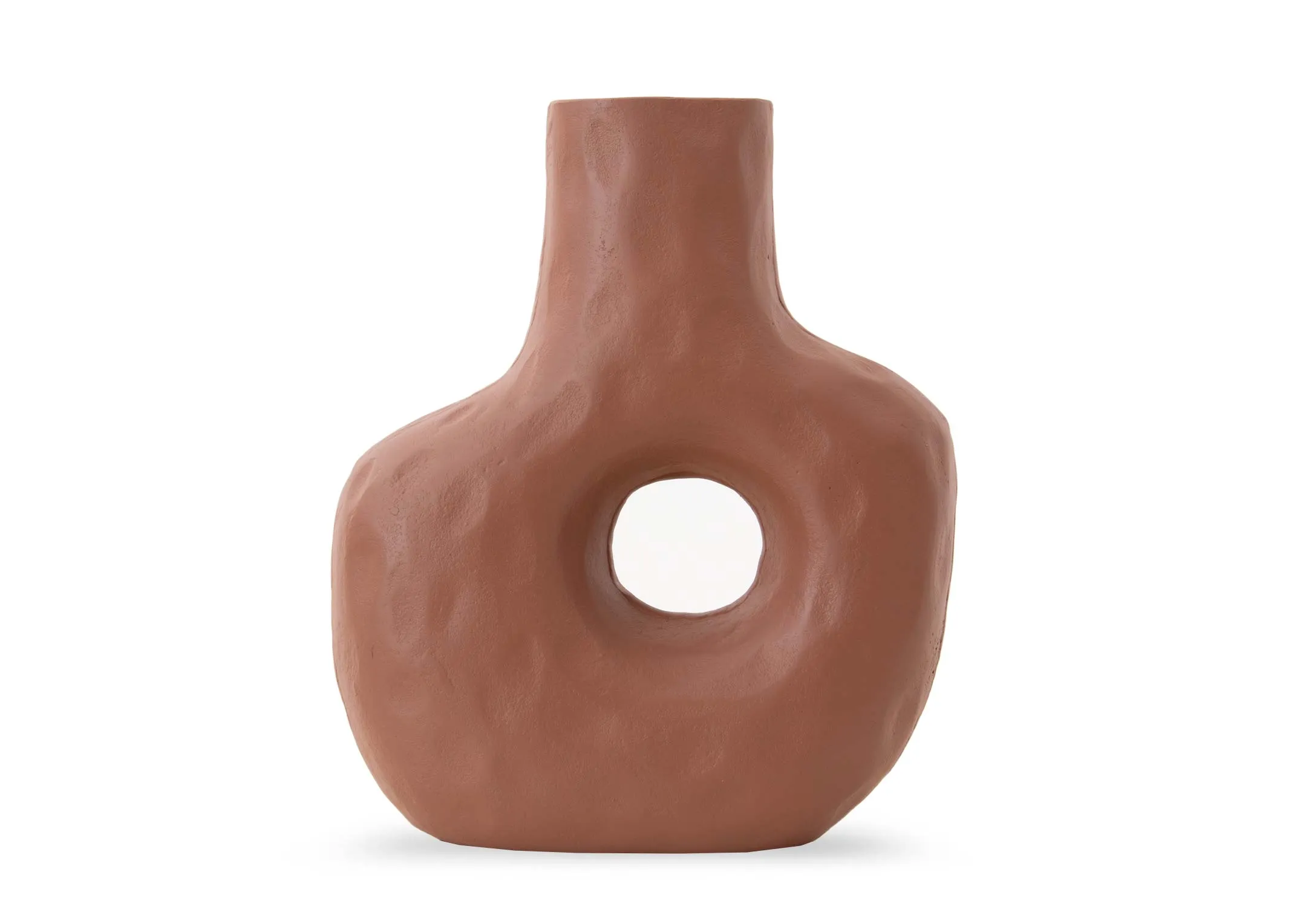 A dimension image of the Terracotta Vase with 33.5cm x 13cm x 38.5cm