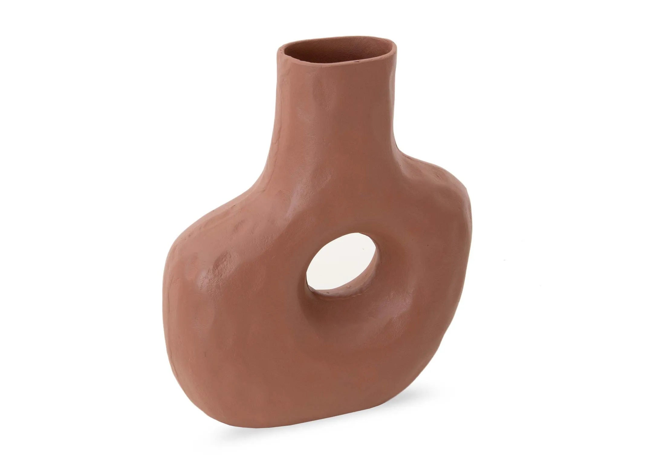 A dimension image of the Terracotta Vase with 33.5cm x 13cm x 38.5cm