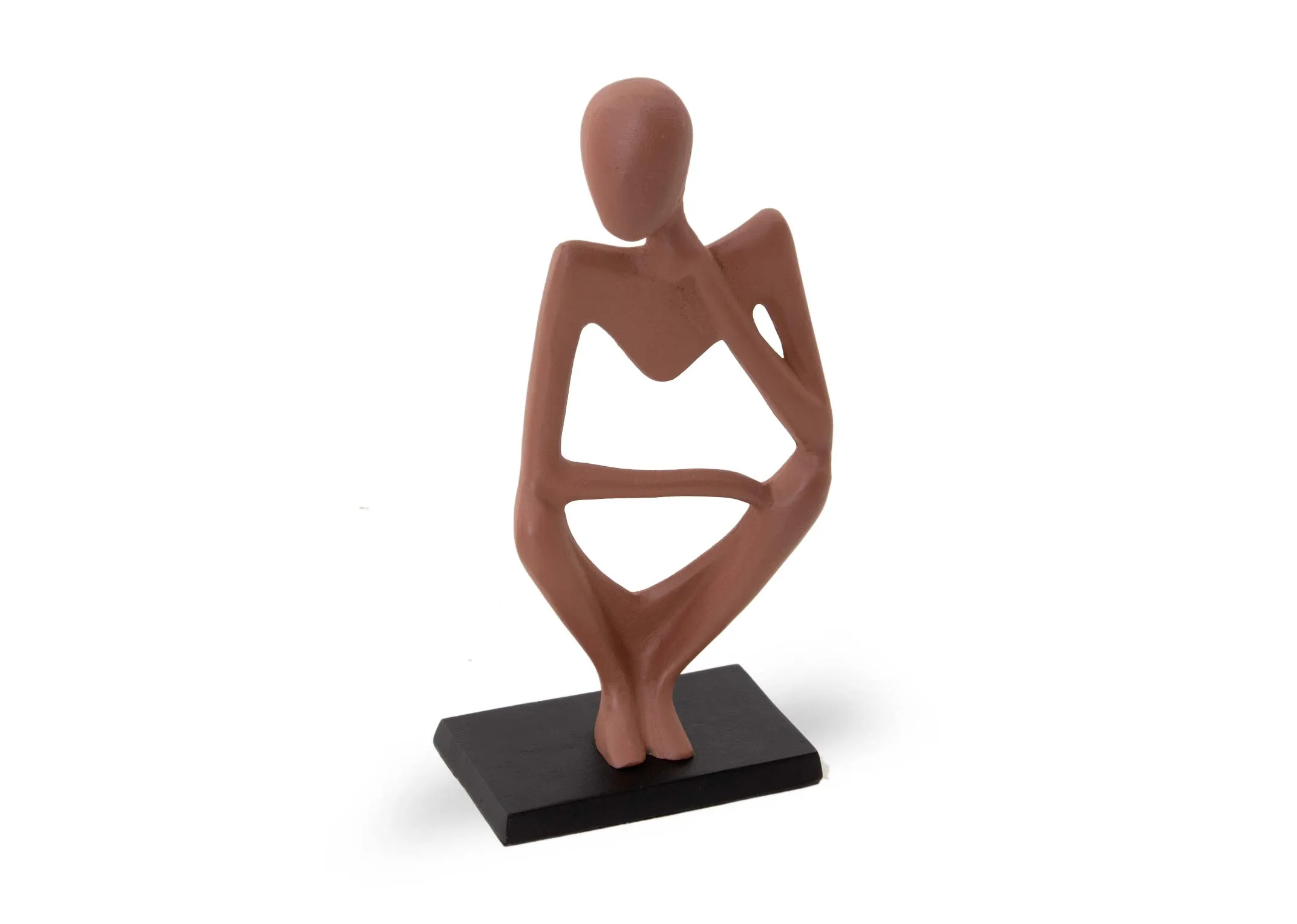 A dimension image of the Brown Deco Object with 9cm x 15cm x 29cm