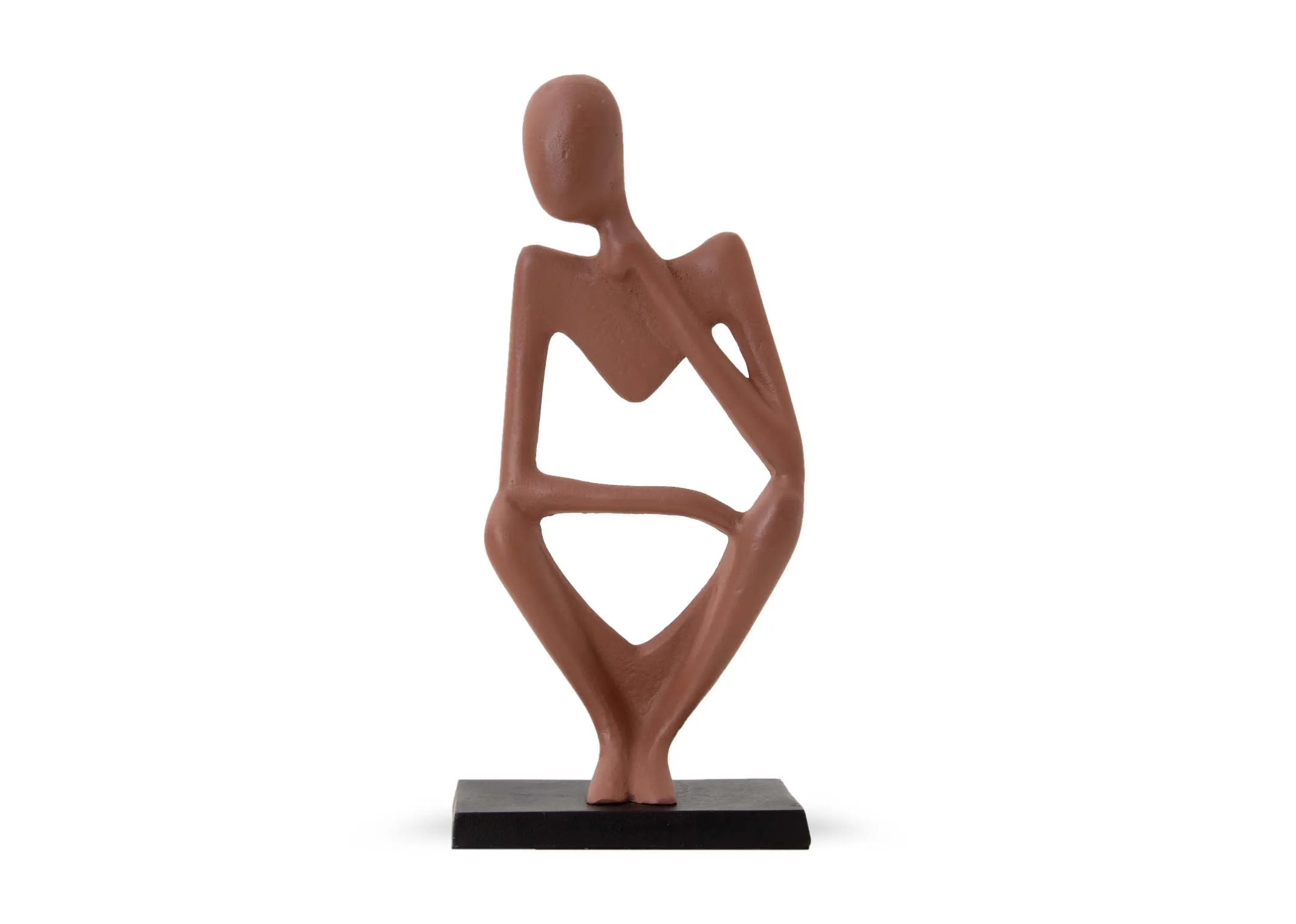 A dimension image of the Brown Deco Object with 9cm x 15cm x 29cm