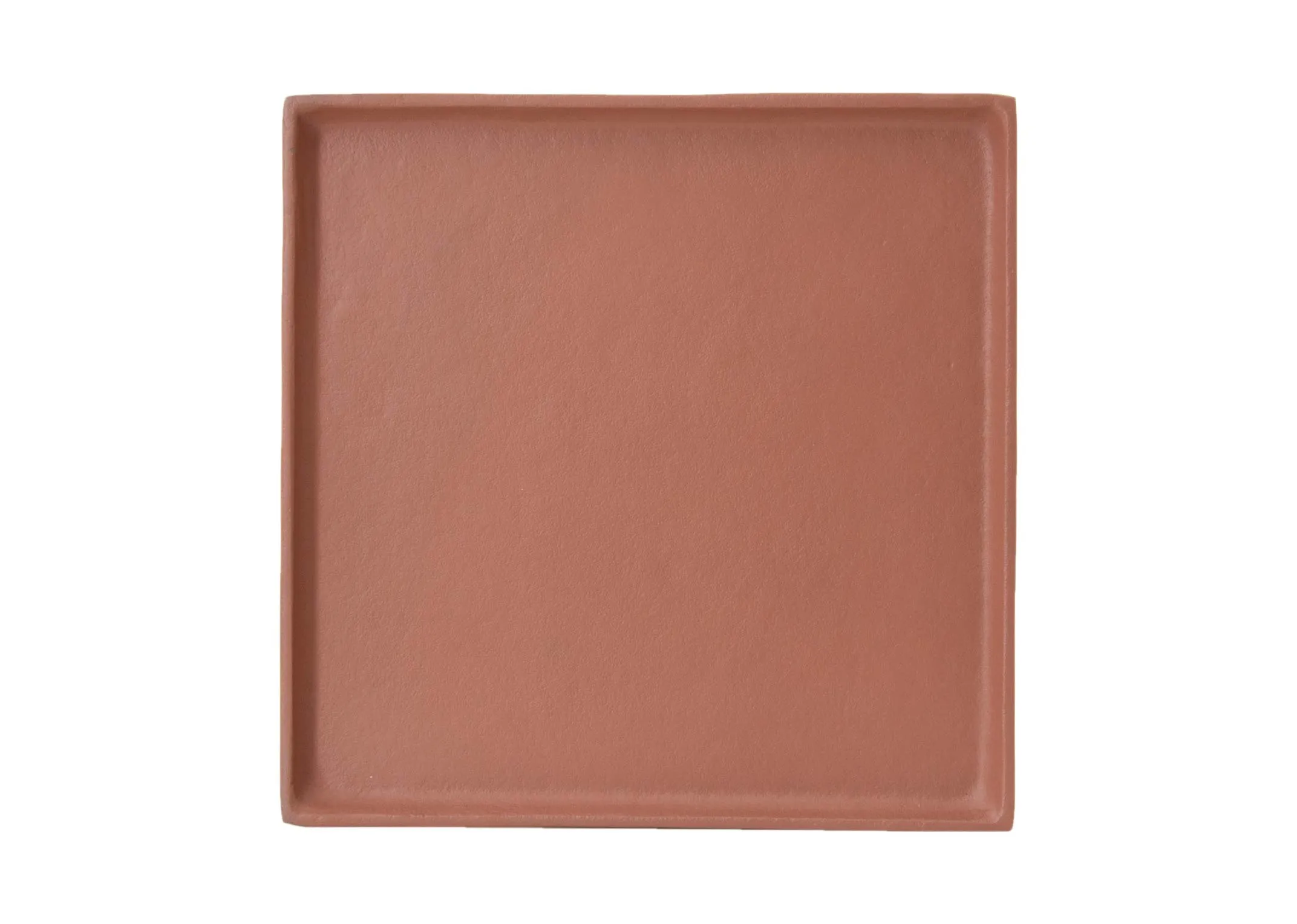 A dimension image of the Terracotta Square Plate with 29cm