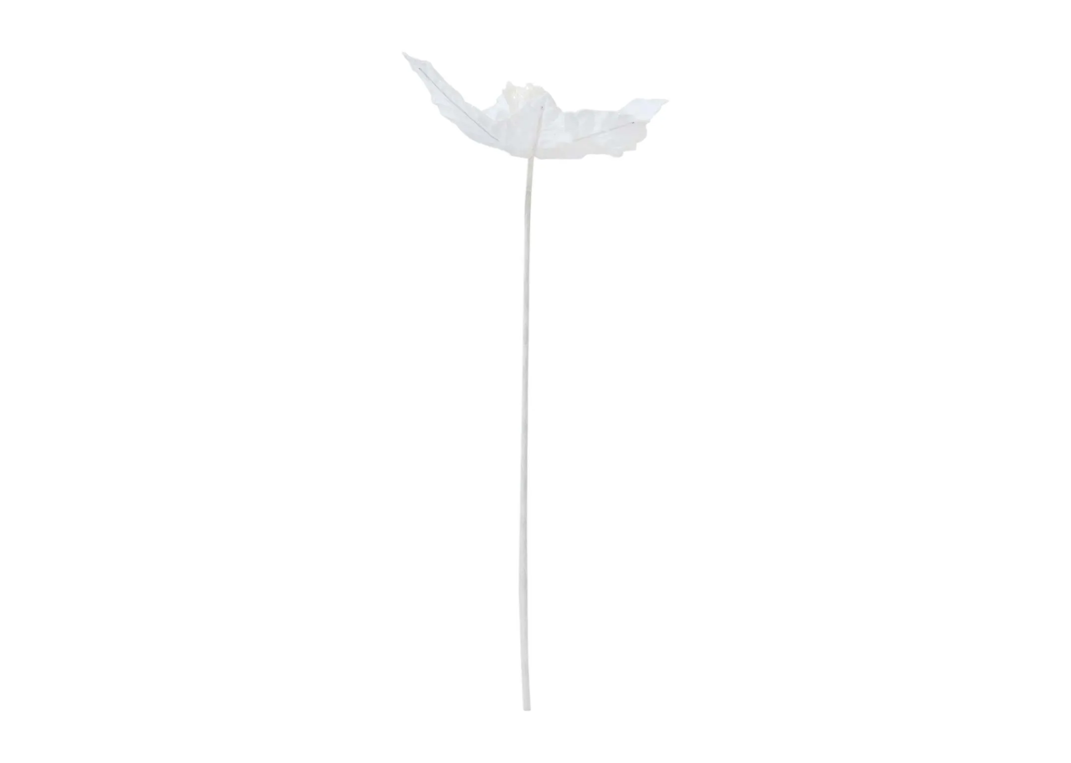 White Poinsettia Branch - Christmas Spray