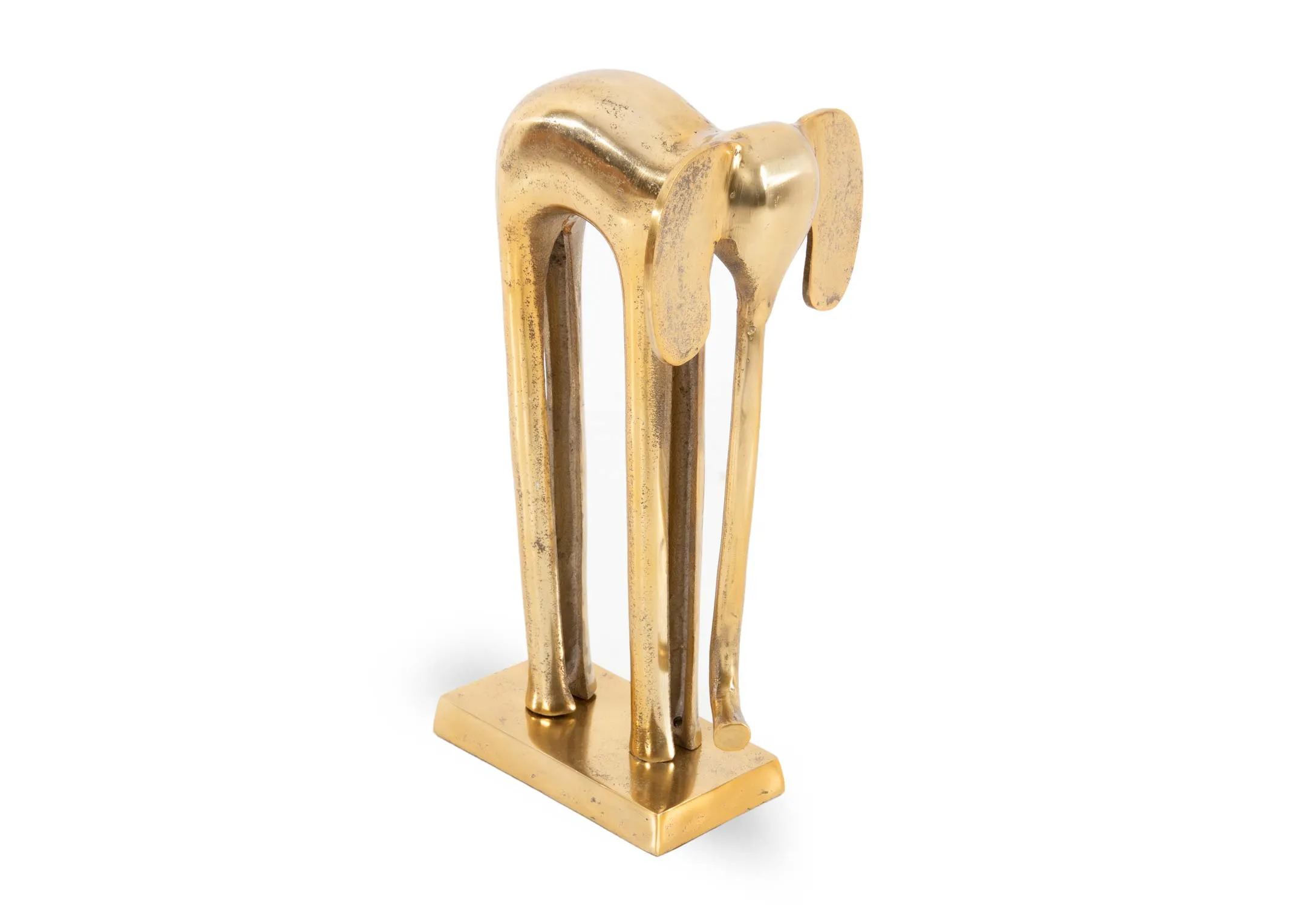 A dimension image of the Elephant Ornament with 18cm x 24cm x 42cm