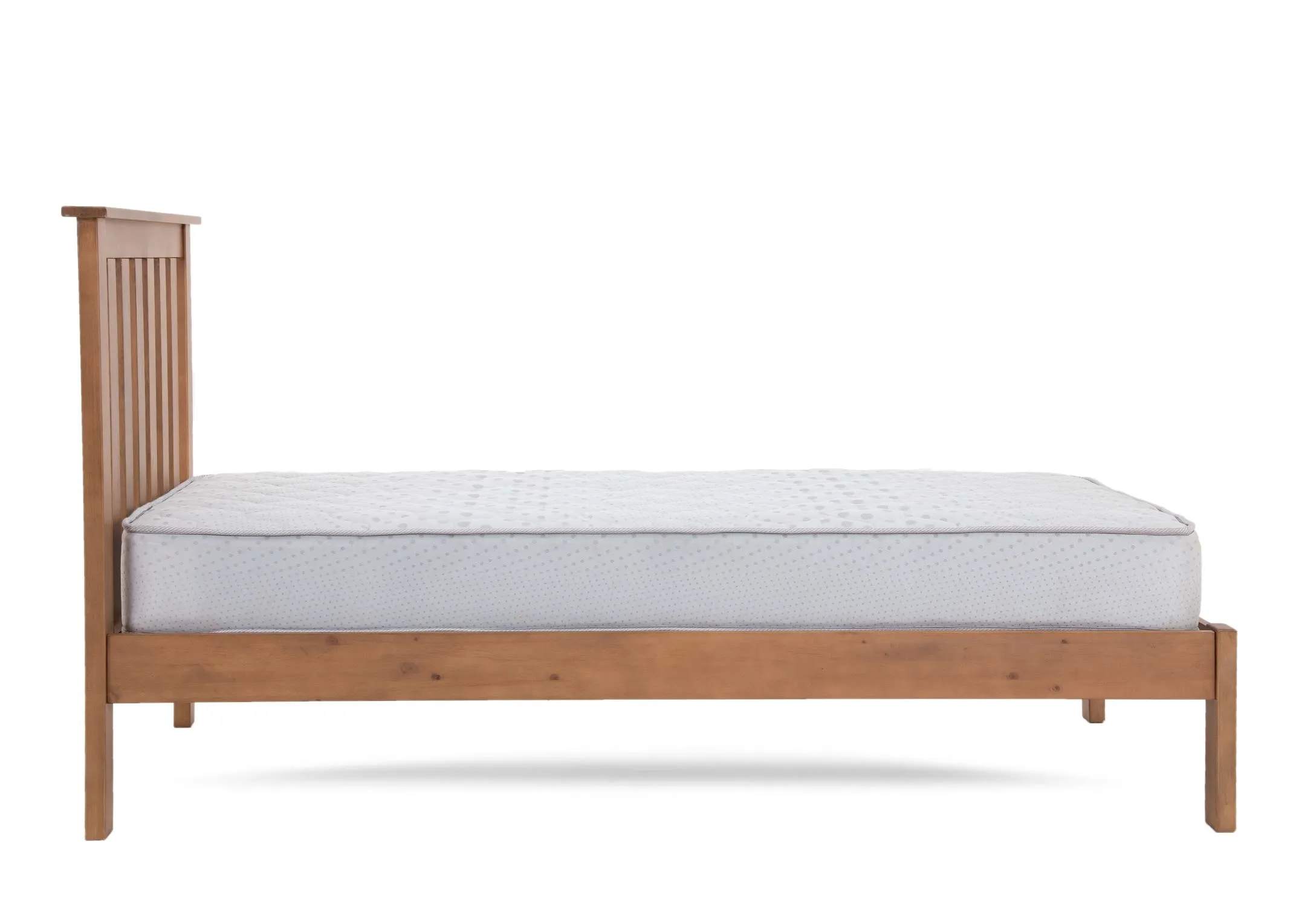 A dimension image of the Atlas 3ft Bed with 102cm x 201cm x 110cm