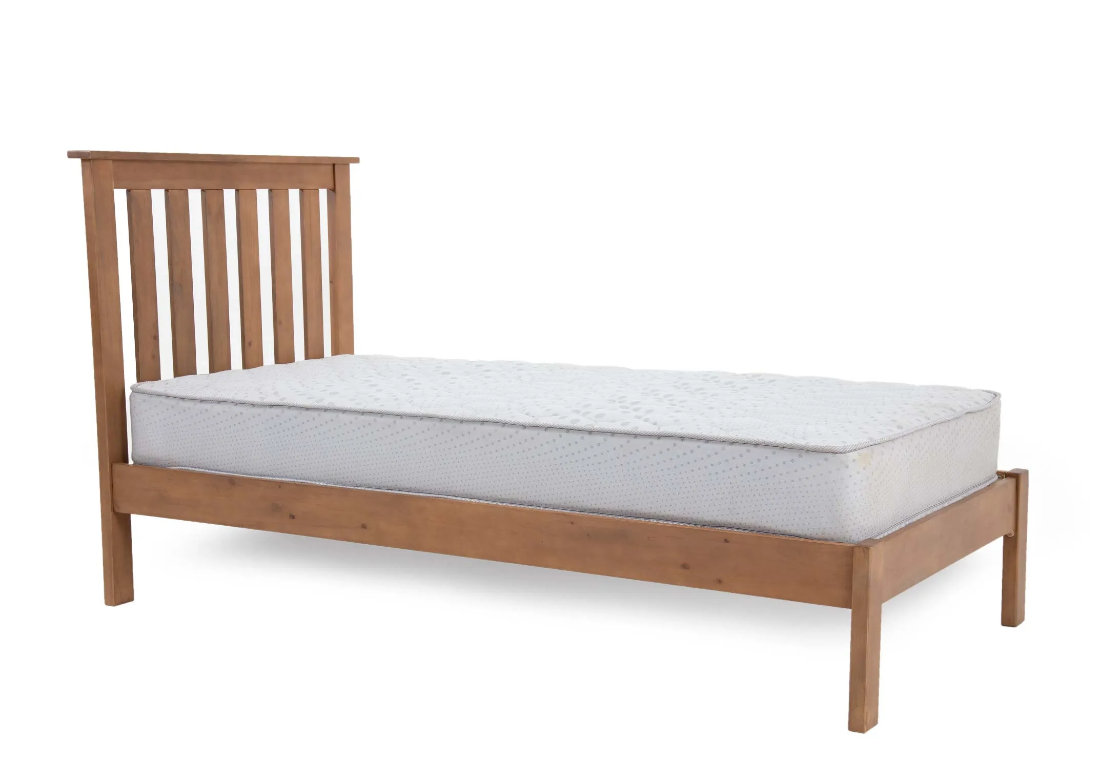 A dimension image of the Atlas 3ft Bed with 102cm x 201cm x 110cm