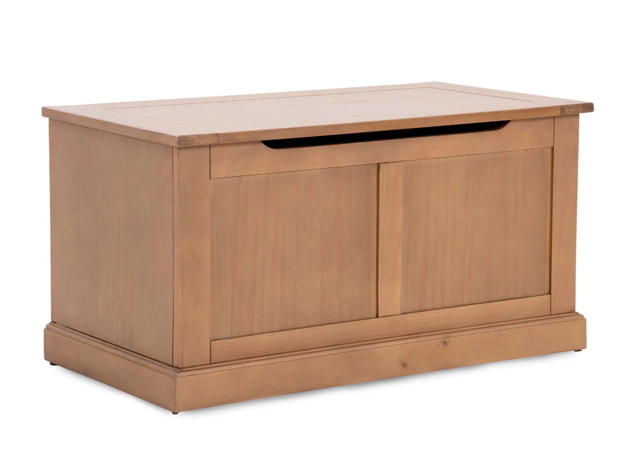 Rustic Oak Blanket Box - Atlas