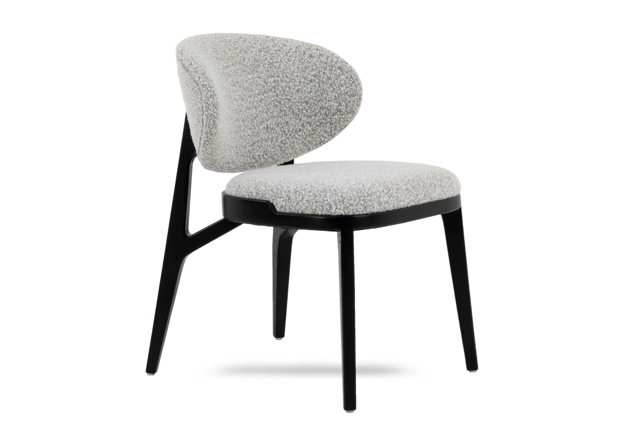 Light Grey Fabric Dining Chair - Joey