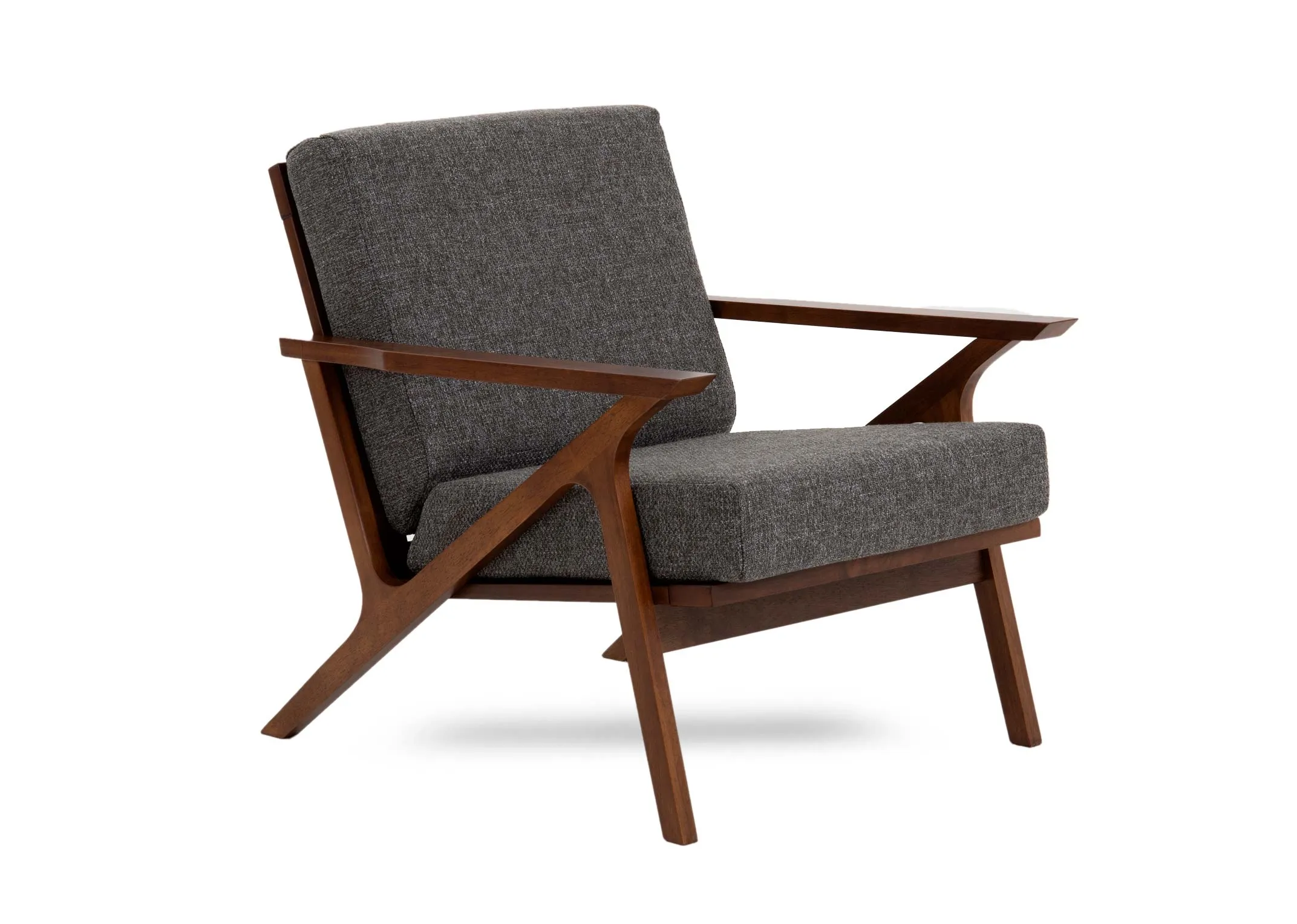 A dimension image of the Henry Fabric Chair with 66.5cm x 77cm