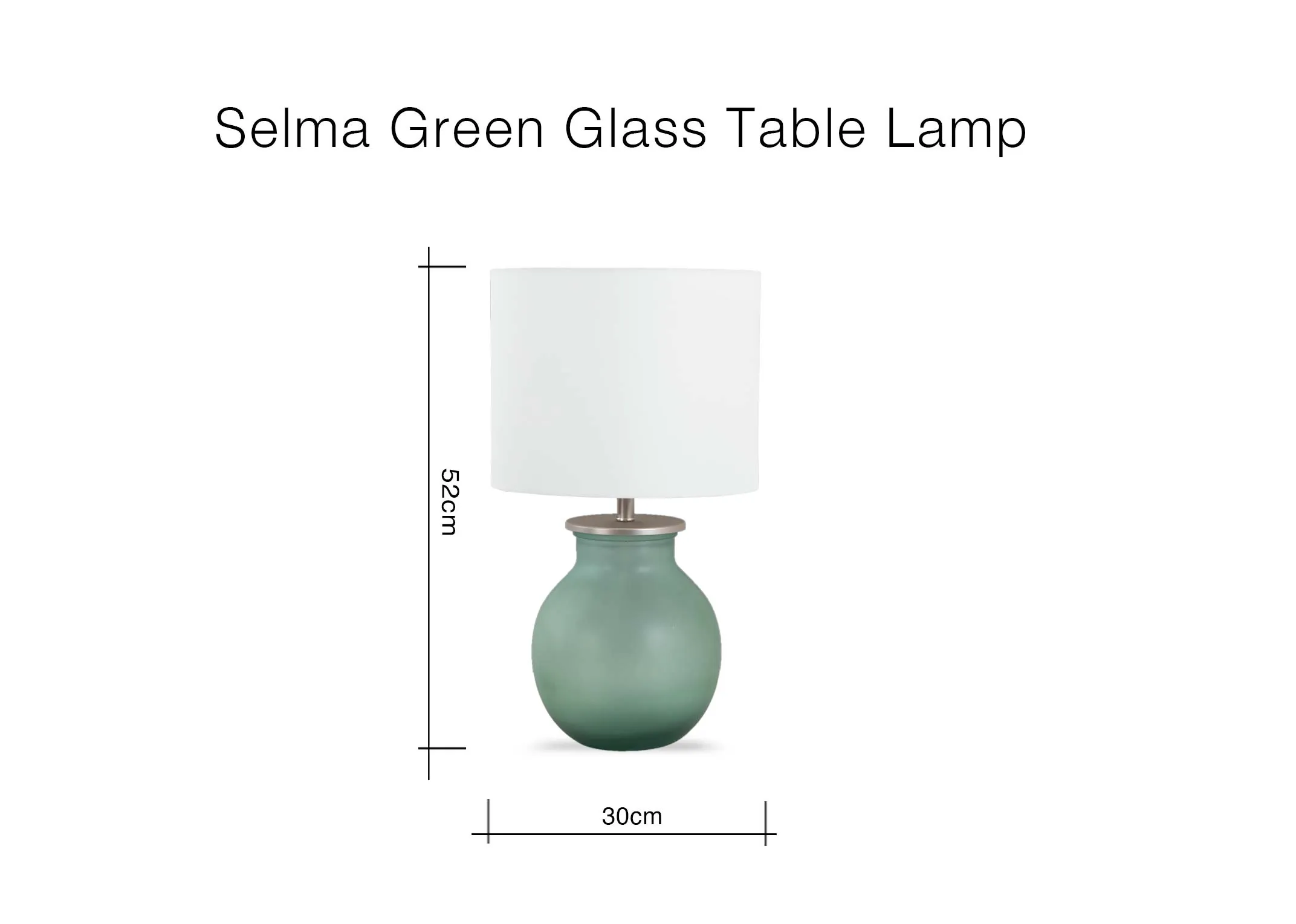 A lifestyle image of the Caoimhe navy armchair with Wicklow nest tables and Selma Table lamp.