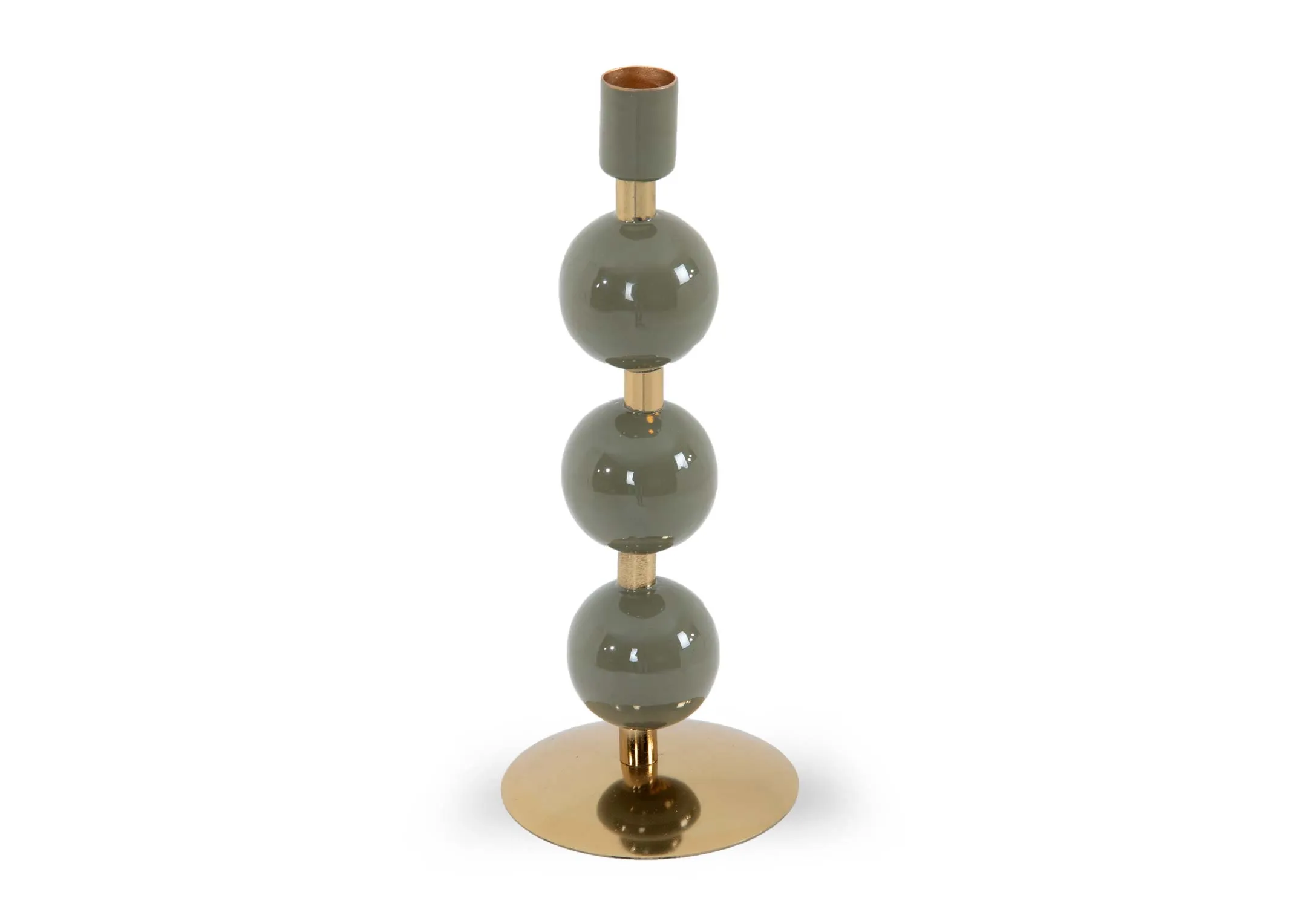Green & Gold Candle Holder - Thalia