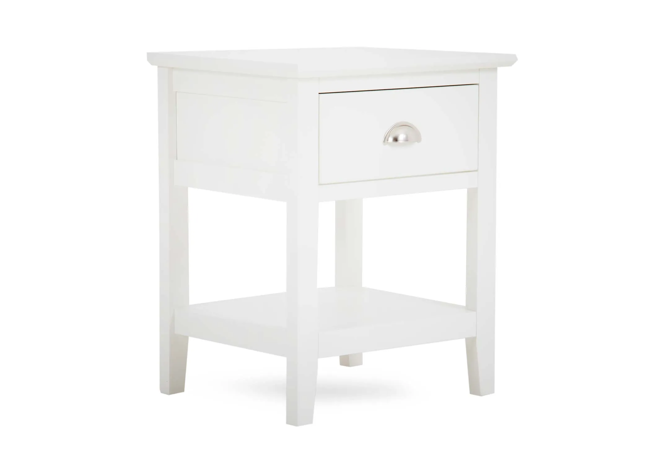 1 Drawer White Locker - Maine