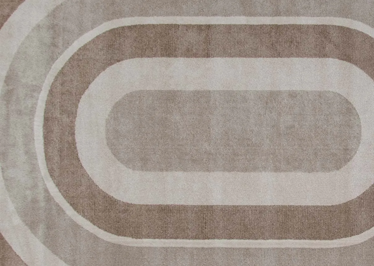A dimension image of the Delilah Medium rug with 290cm x 200cm
