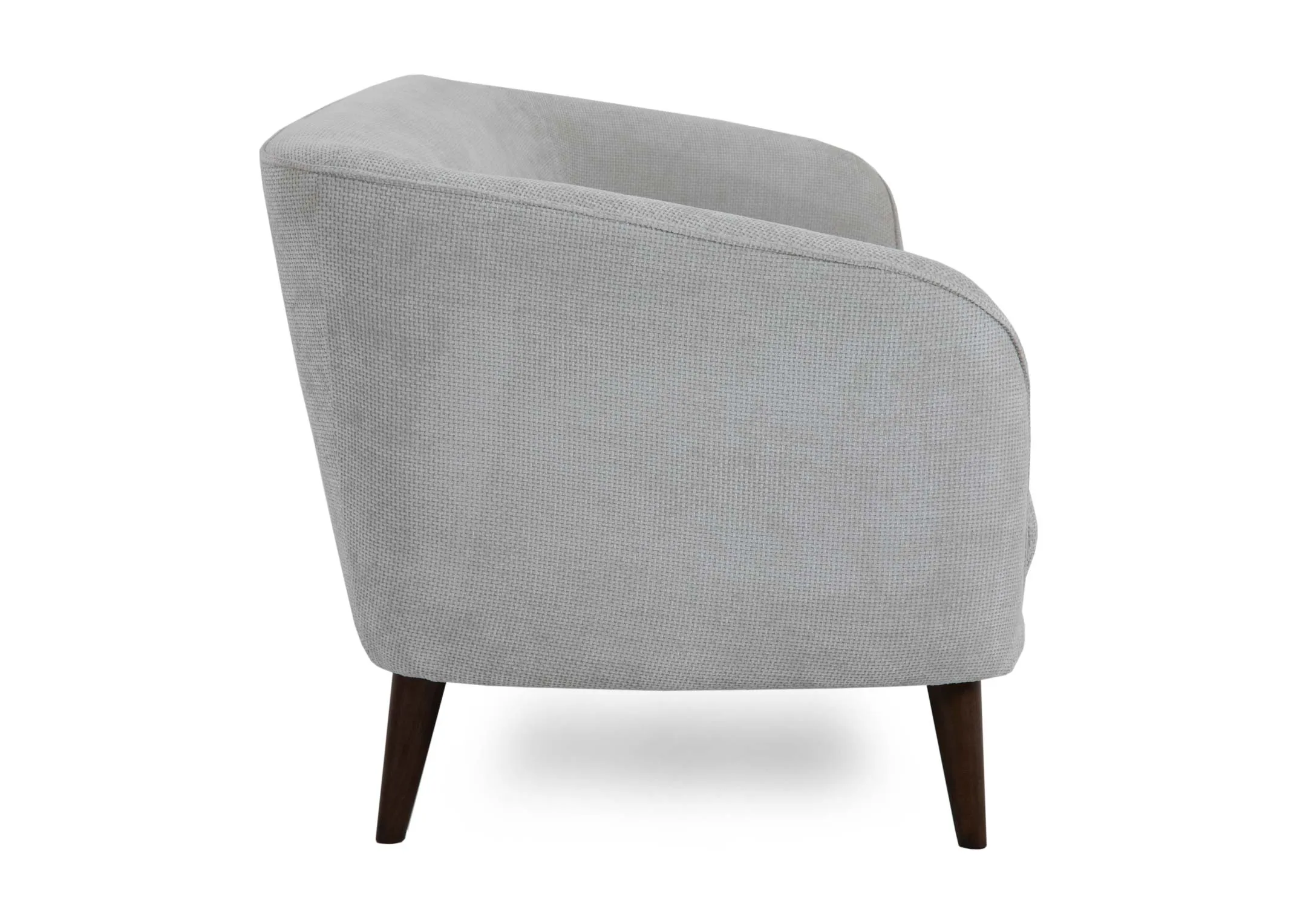 A 3 seater silver grey fabric sofa from EZ Livings Amber range.