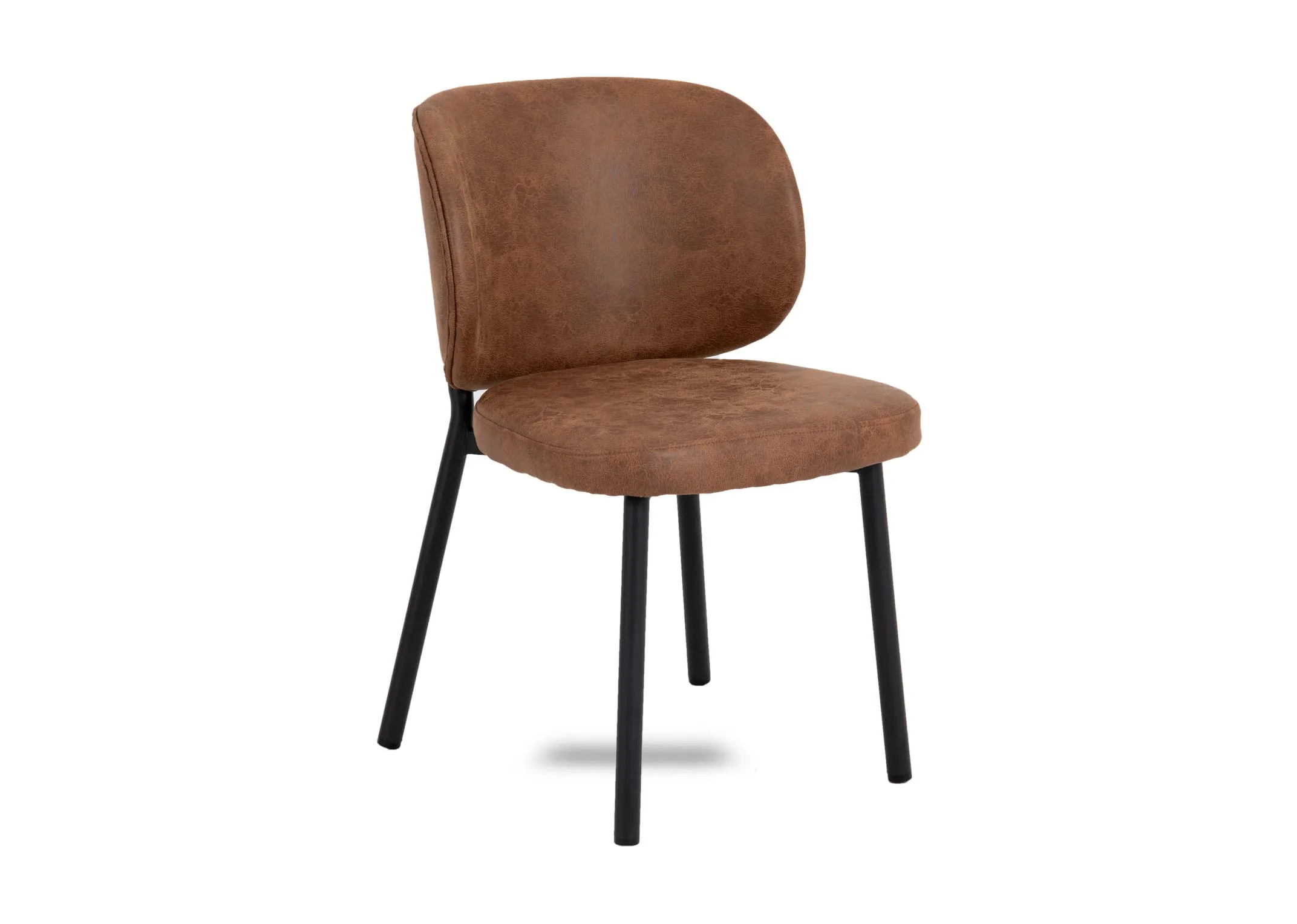 Tan Faux Leather Dining Chair - Swan
