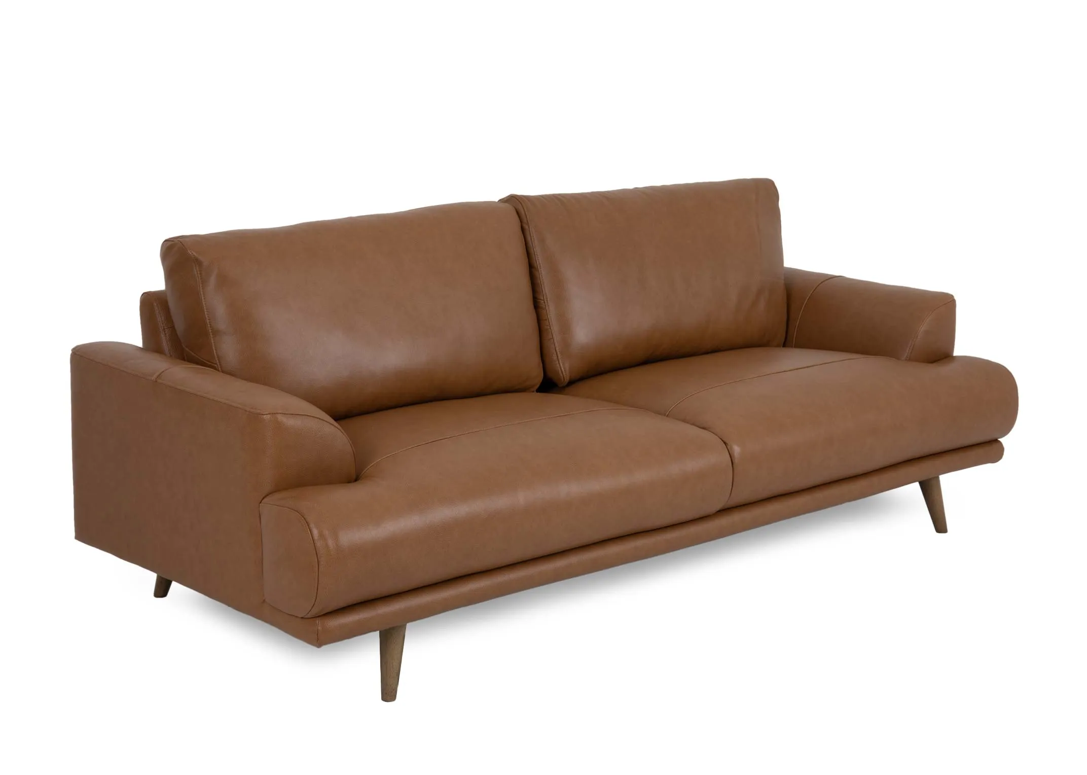 A dimension image of the Legend Brown 3 Seater with 227cm x 94cm x 88cm x 47cm