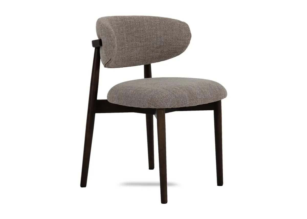 Beige Fabric Dining Chair - Hazel