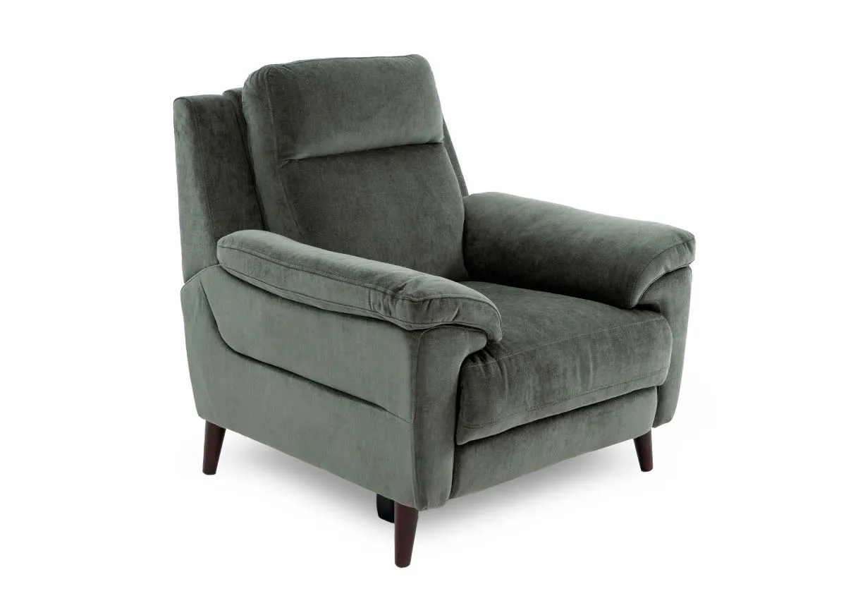 Green Fabric Armchair - Elliot