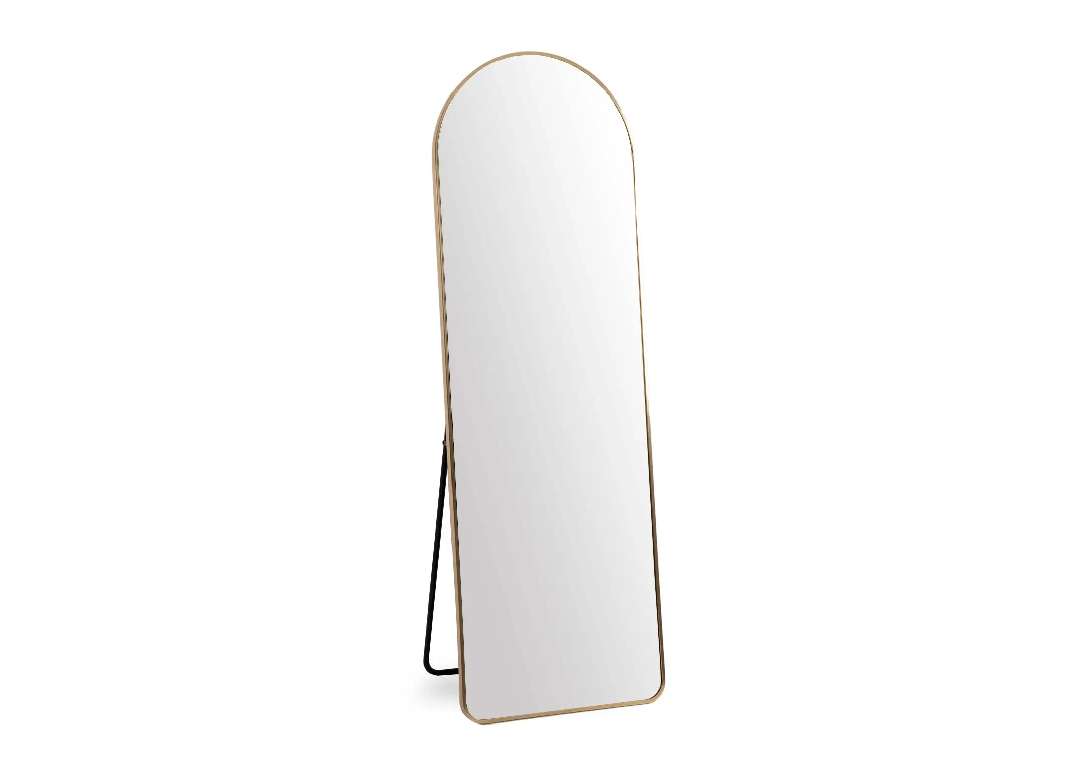 56cm x 165cm Gold Free Standing Mirror - Vance