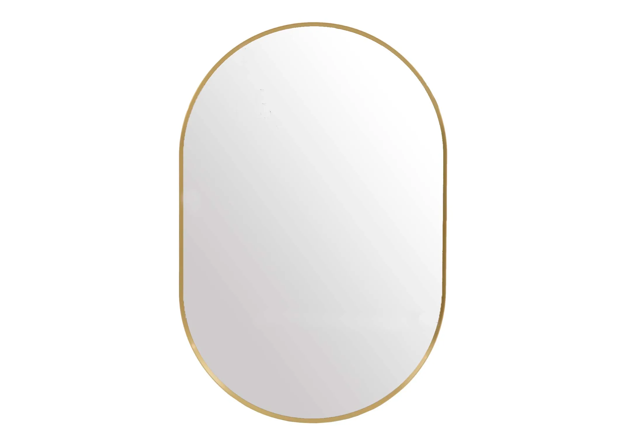 60cm x 91cm Gold Oval Mirror - Otto