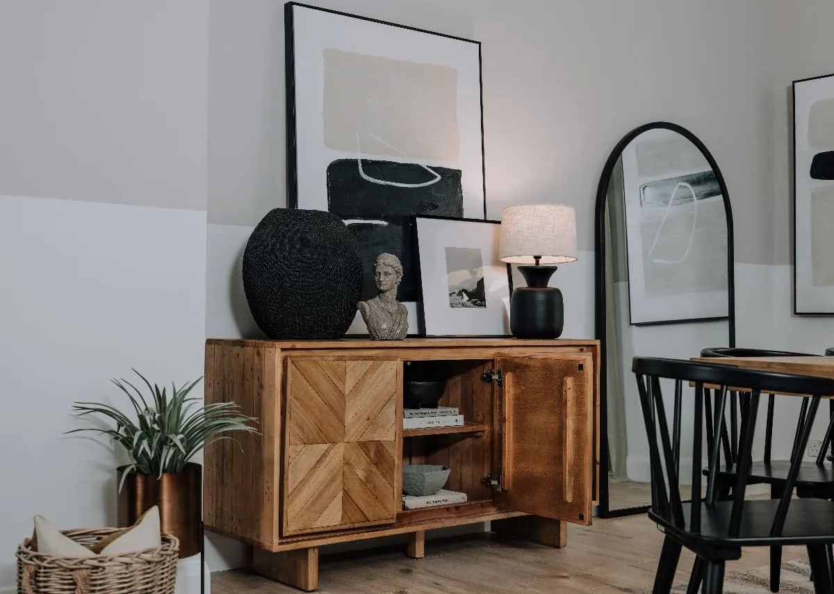 2 Door Reclaimed Pine Sideboard - Baltimore 