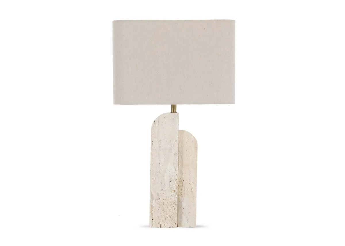 Cream Ceramic Table Lamp - Irvine