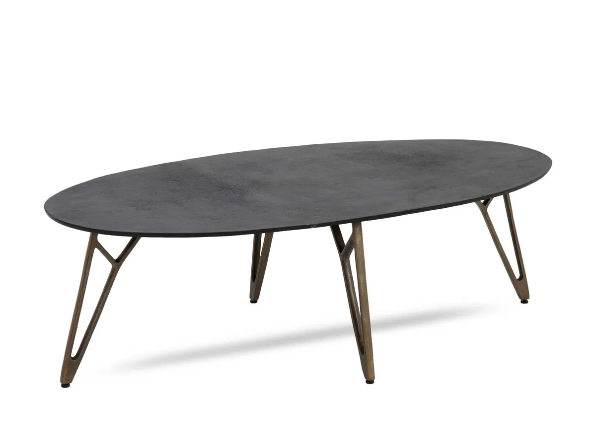 Black & Brass Coffee Table Bayu EZ Living Furniture