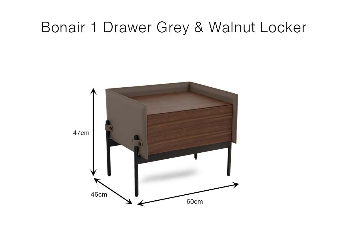 A dimension image of the Bonair Locker with 47cm x 46cm x 60cm