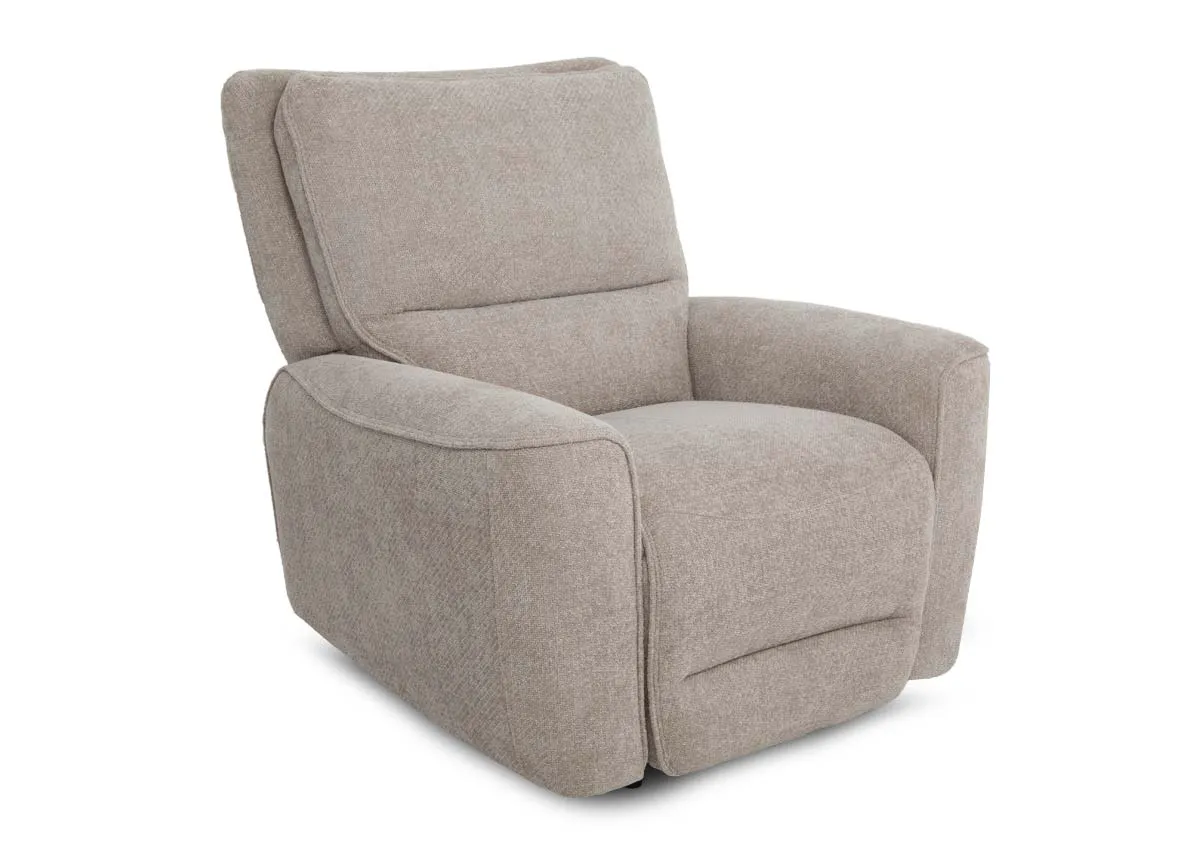 Beige Fabric Power Recliner - Ashbrook