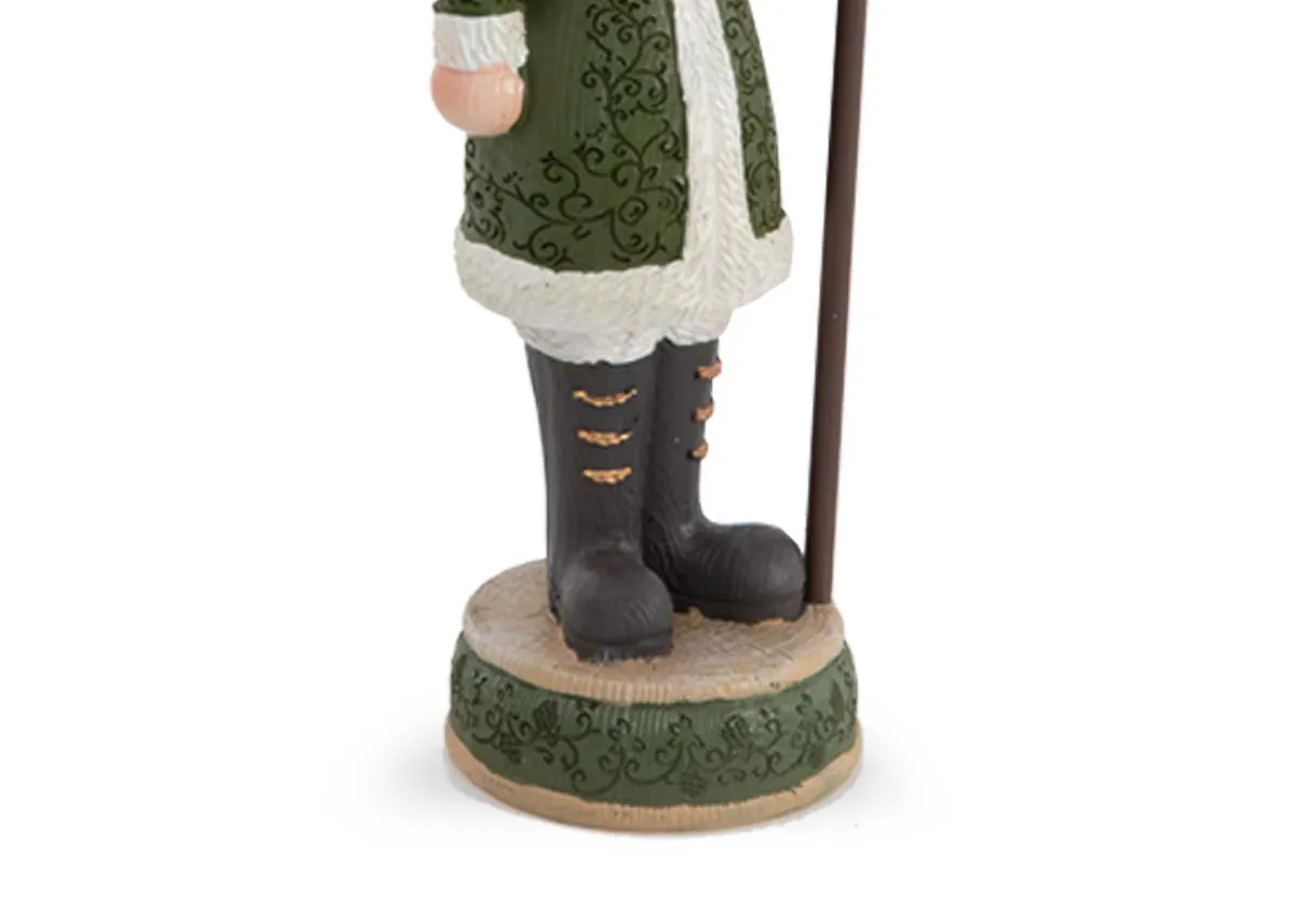 A dimension image of the King John Nutcracker with 10cm x 35cm