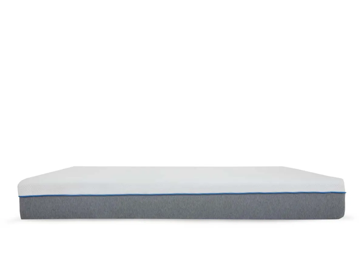 A dimension image of the Gel Hybrid Mattress with 25cm Height