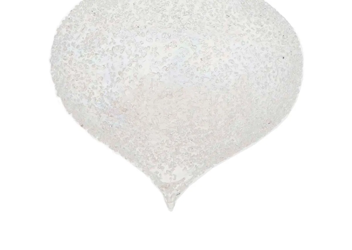 A dimension image of Frosty the Snowman bauble with 8cm