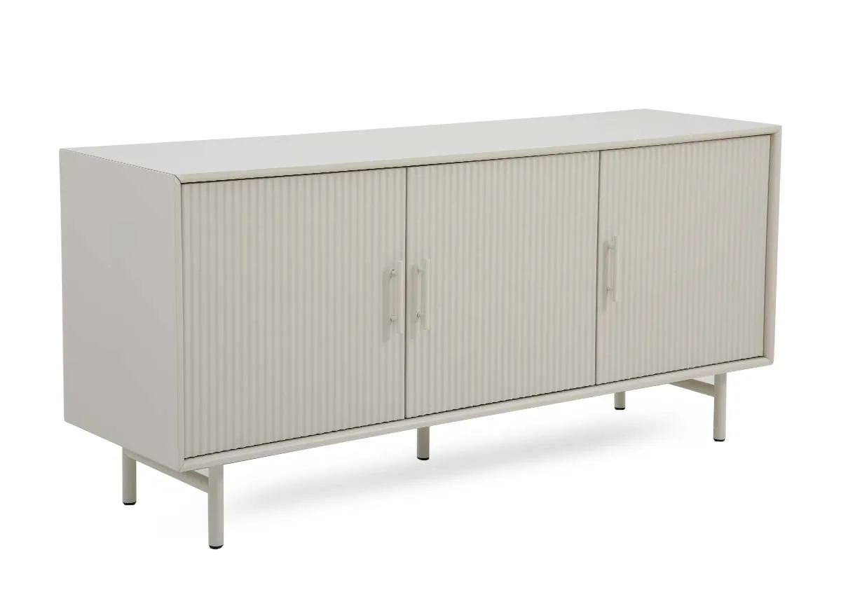 3 Door Off White Sideboard - Palma