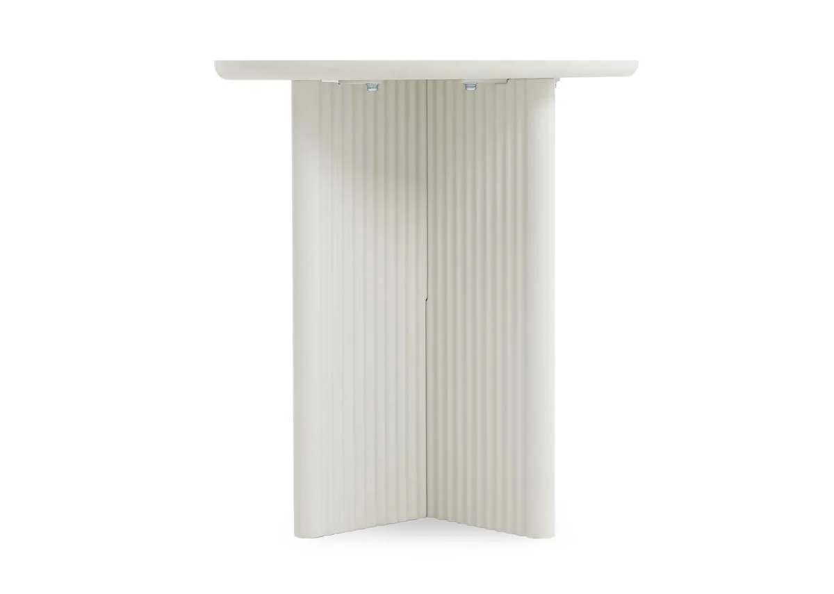 A dimension image of the Palma Lamp Table with 50cm x 55cm