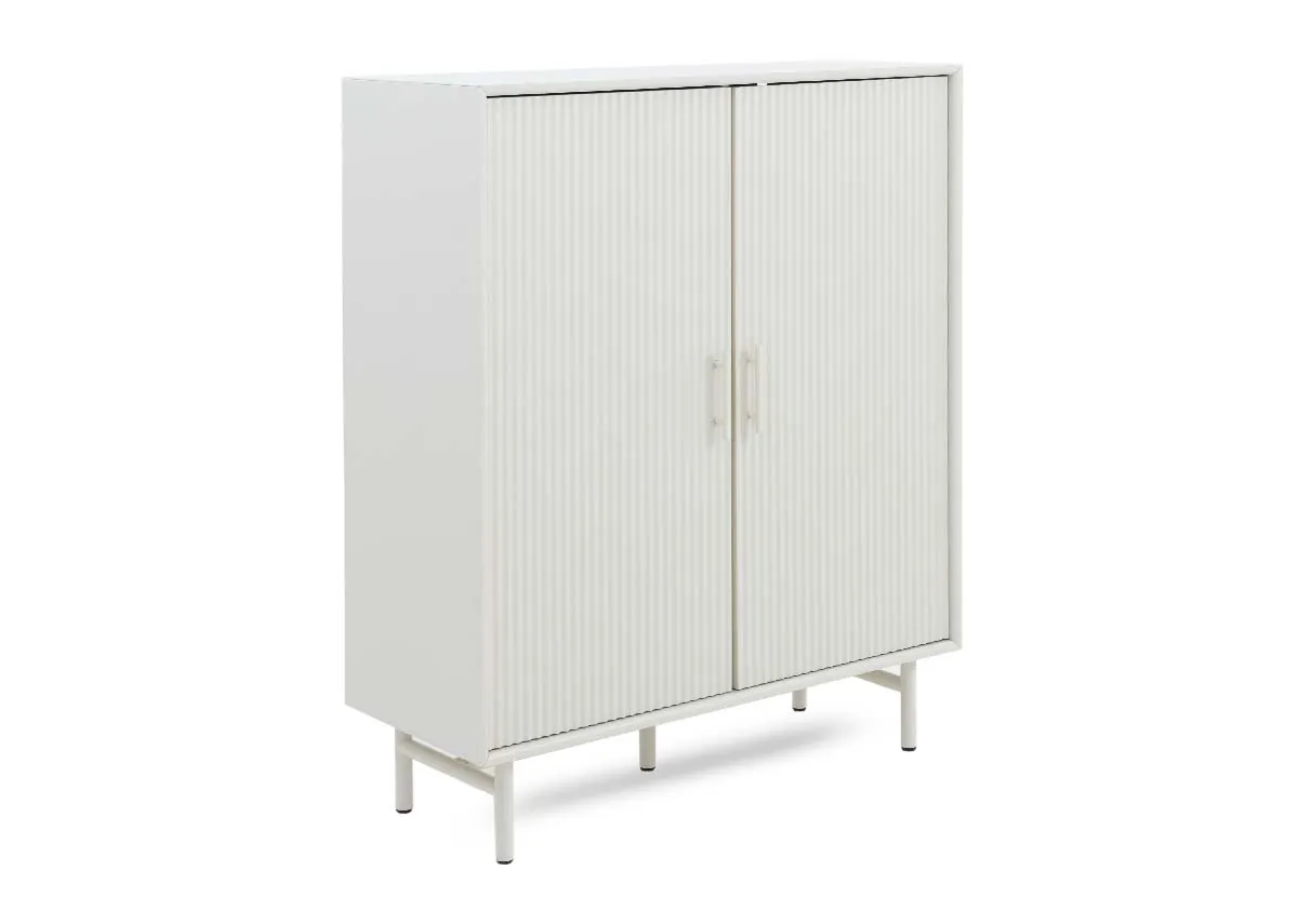 2 Door Off White Cabinet - Palma