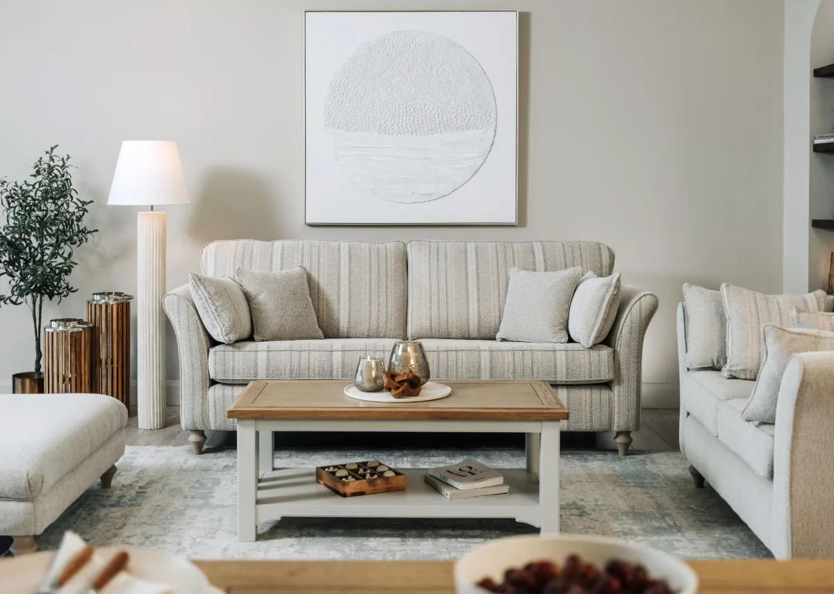 Cream Floor Lamp - Edith