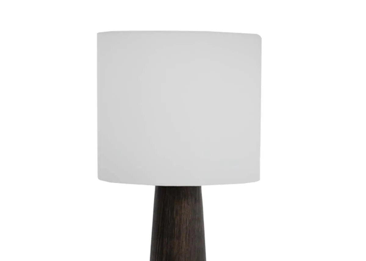A dimension image of the Tate Table Lamp with 28cm x 58cm