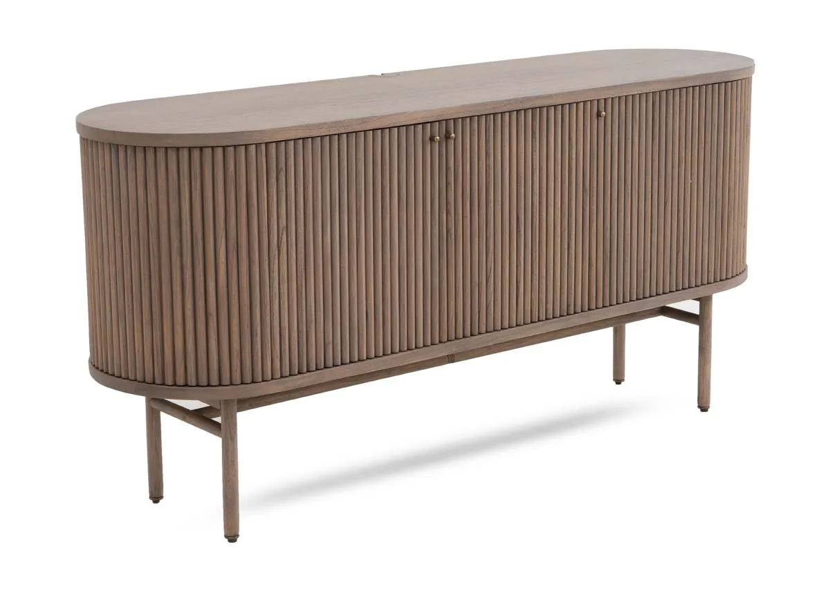 4 Door Vintage Wood Sideboard - Pier