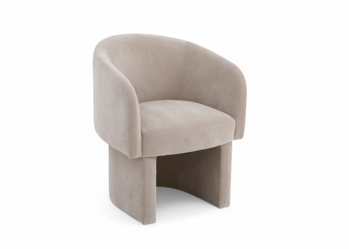 Cream Fabric Occasional Chair - Hope