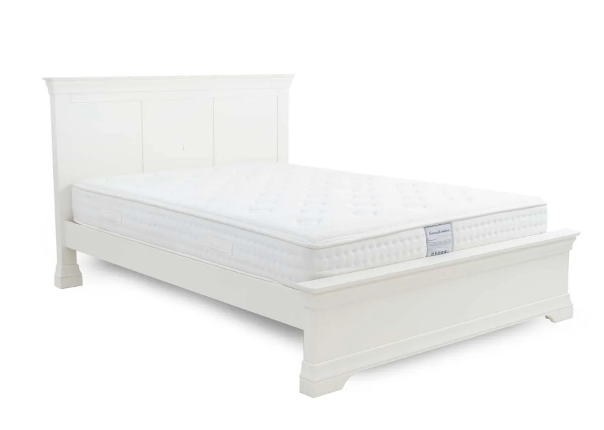 King Size (5ft) White Pine Bed Frame - Dove