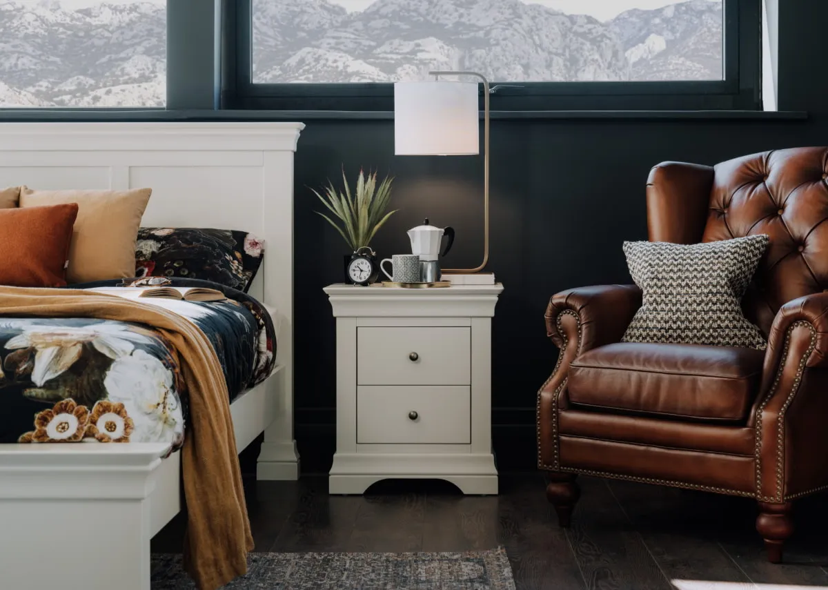 2 Drawer White Pine Locker - Dove