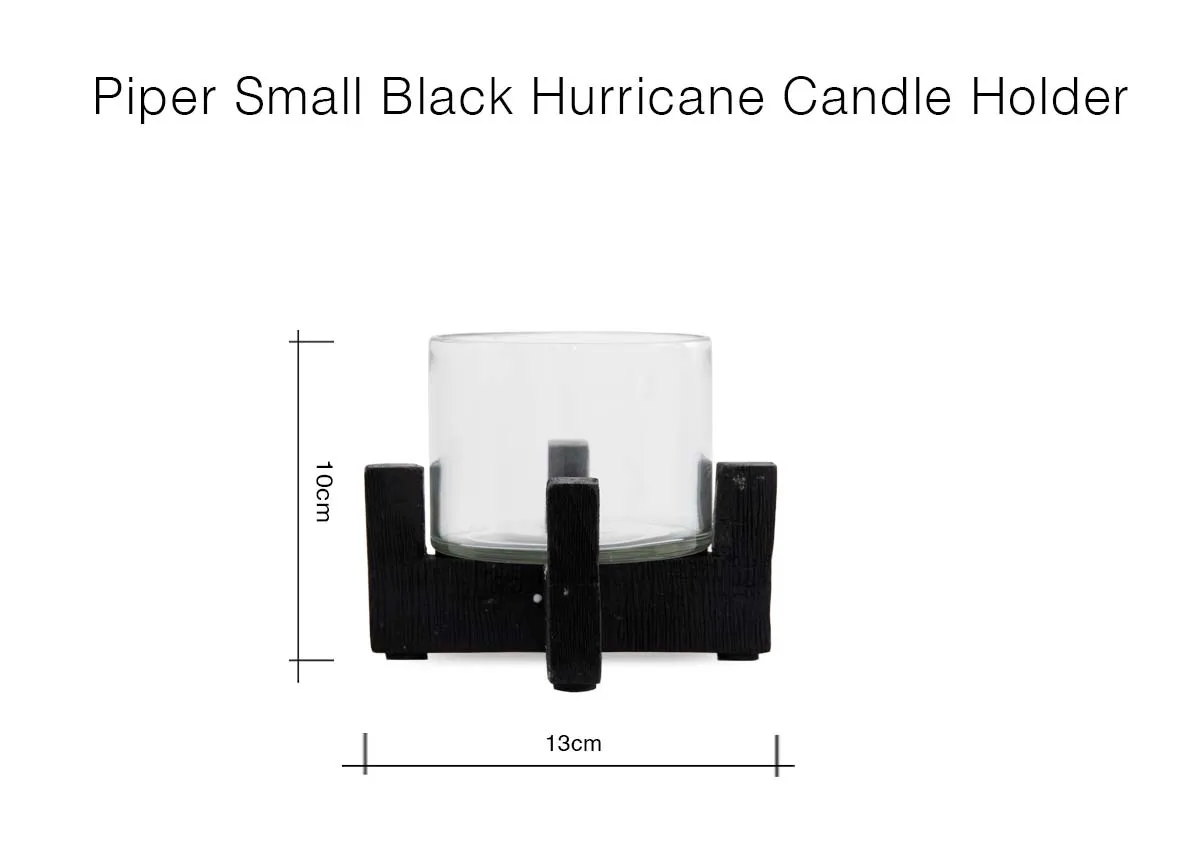 A dimension image of Piper Candle Holders with 13cm x 10cm