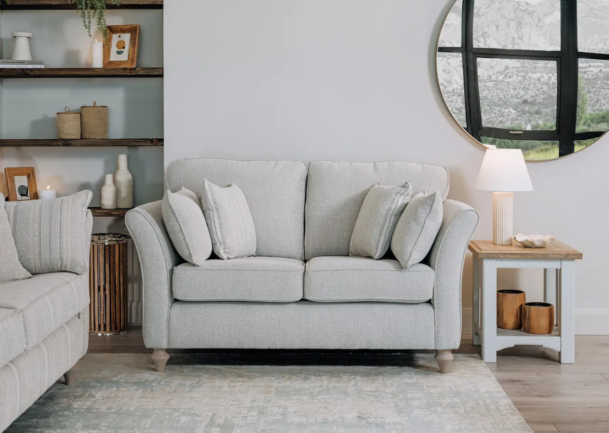 A lifestyle image of the Coolmore 2 Seater with georgia table
