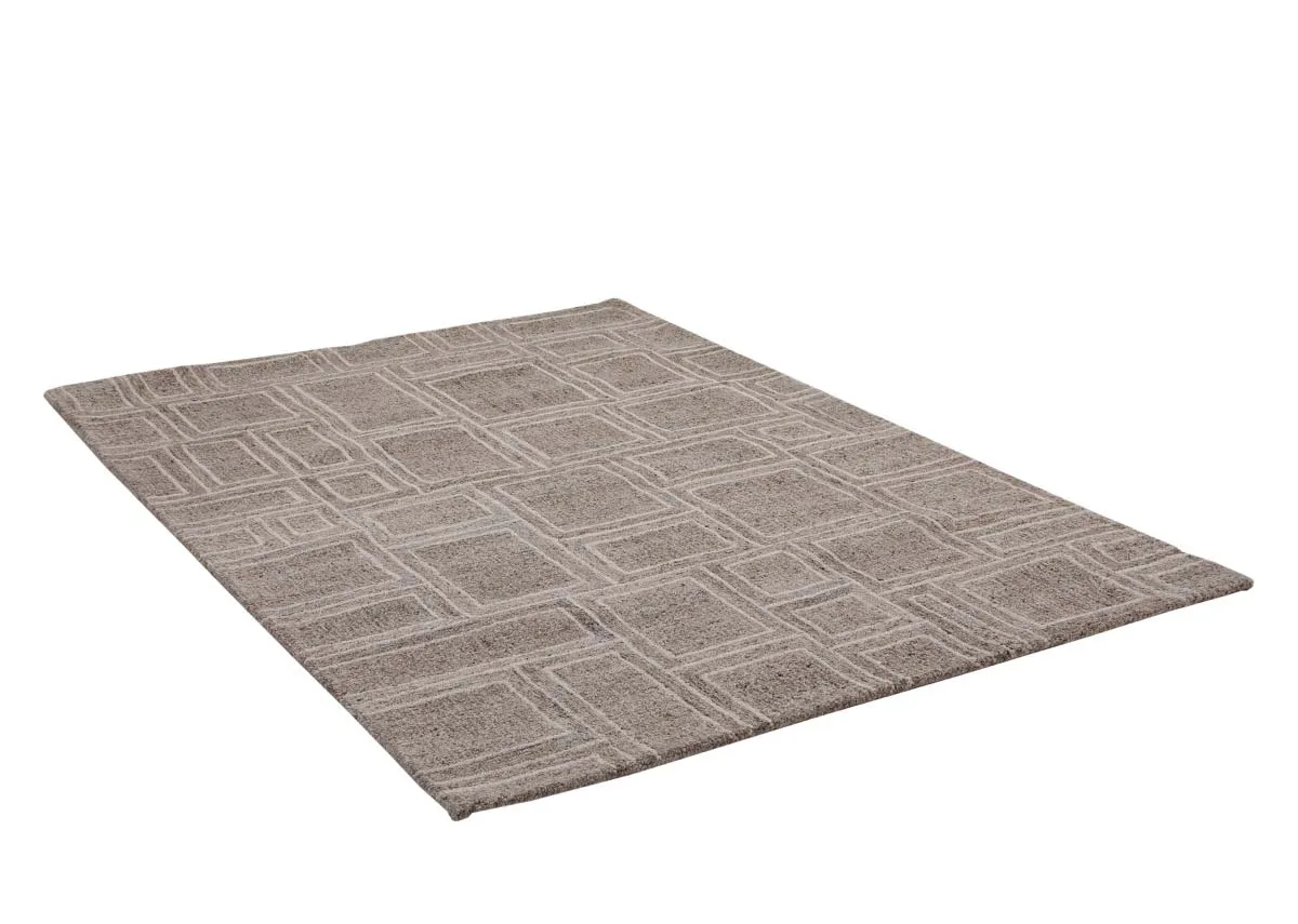 A dimension image of the Memphis Natural Rug with 170cm x 120cm