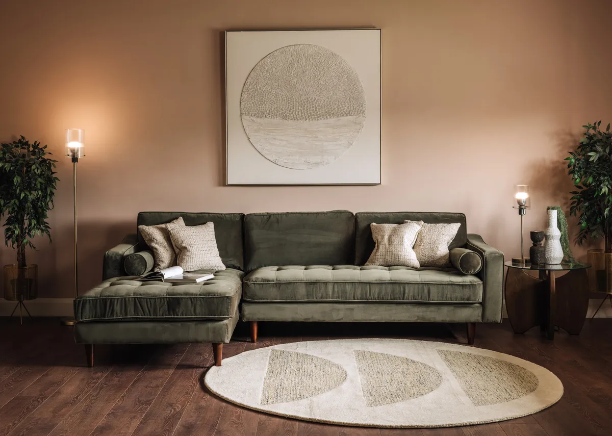 Cream Accent 200cm Round Rug - Louisville