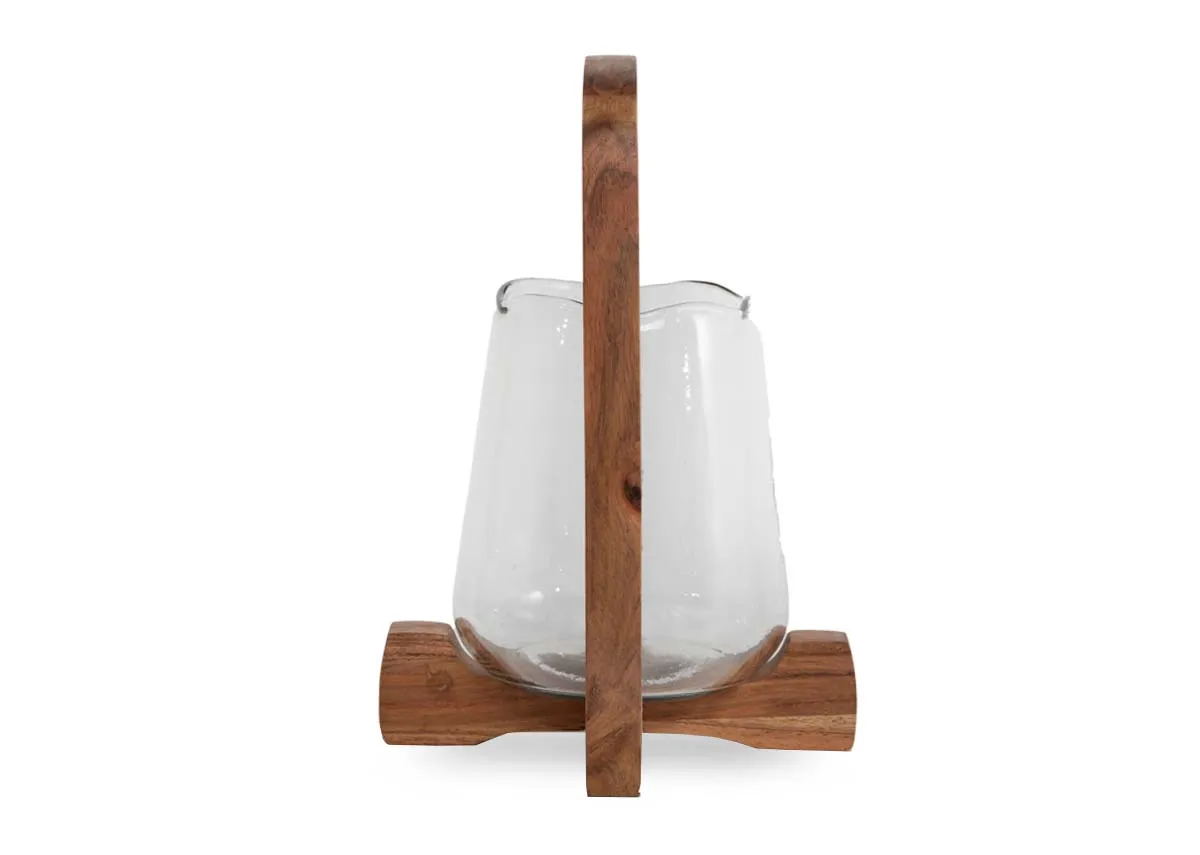 A dimension image of the Anosy Small Candle Holder with 18cm x 26.5cm