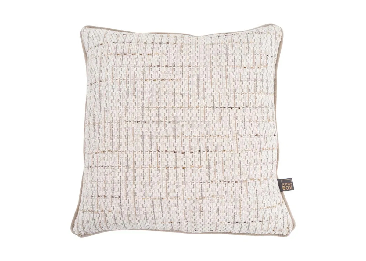 43cm Taupe Accent Cushion - Sabine