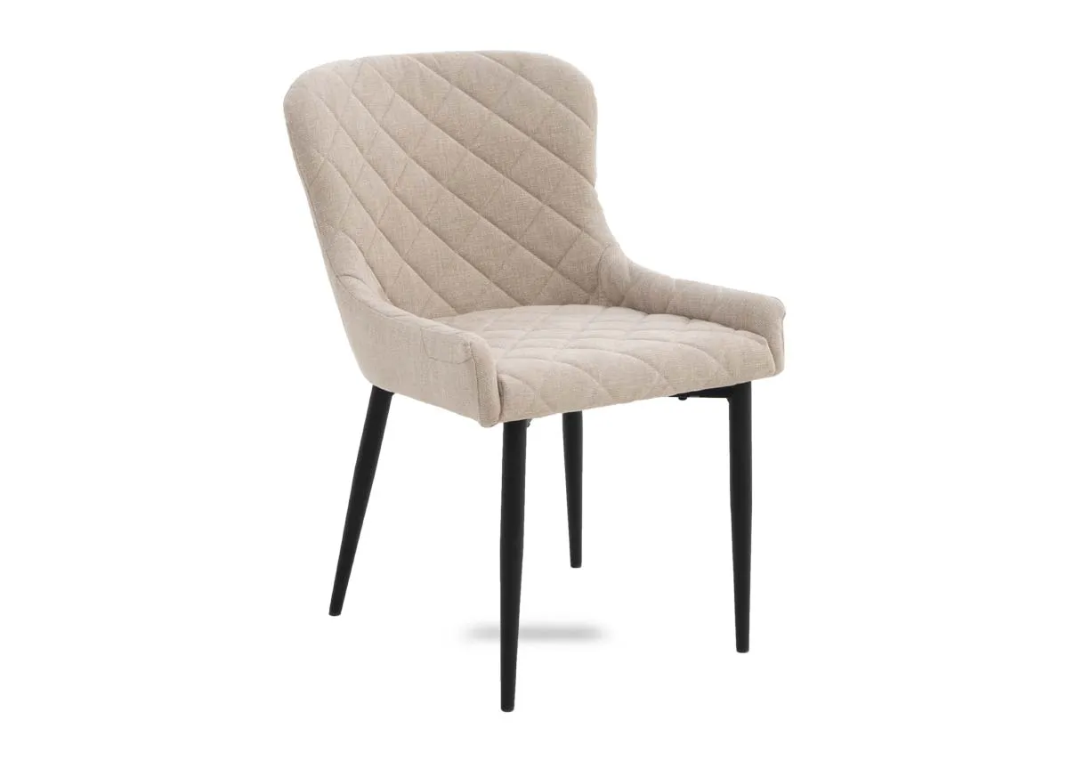 Cream Fabric Dining Chair - Ottowa