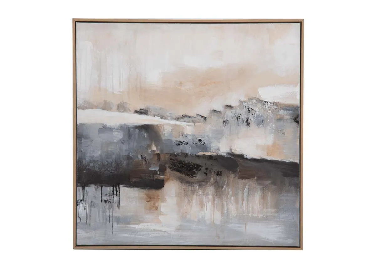 70cm x 70cm Framed Canvas - Misty View II